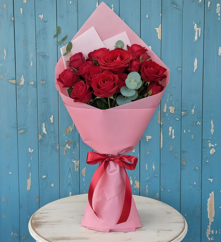 Букет цветов из: Розы в Зимогорье