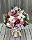 Букет цветов из: Альстромерии, Гвоздики, Розы и Хризантемы в Зимогорье