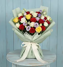 Букет цветов из:  Розы в Зимогорье