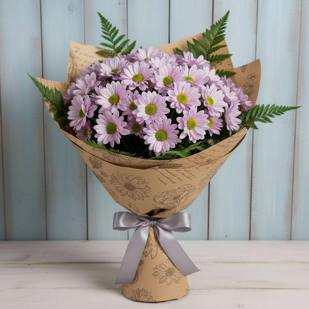 Букет цветов из: Хризантемы в Зимогорье