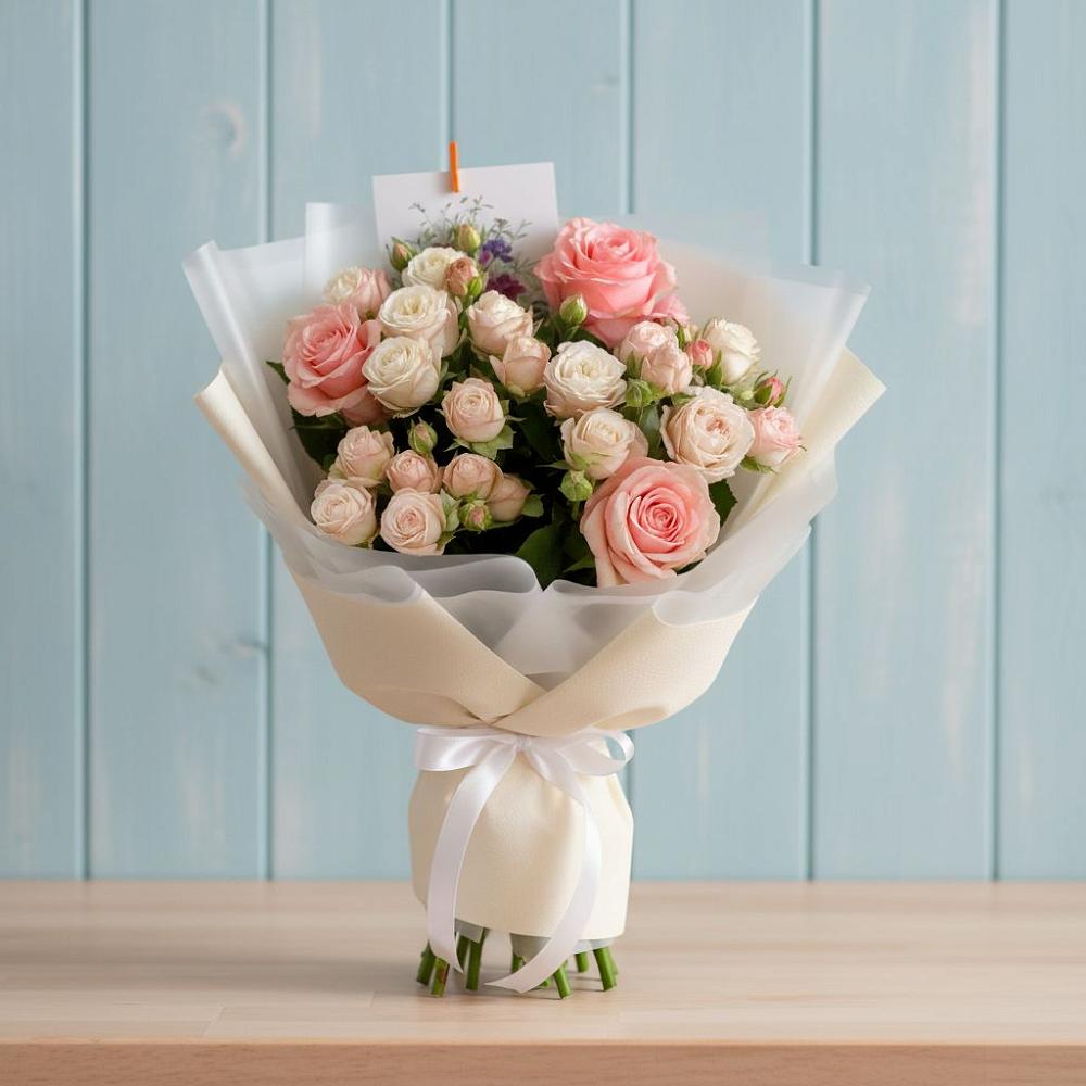 Букет цветов из: Розы в Зимогорье