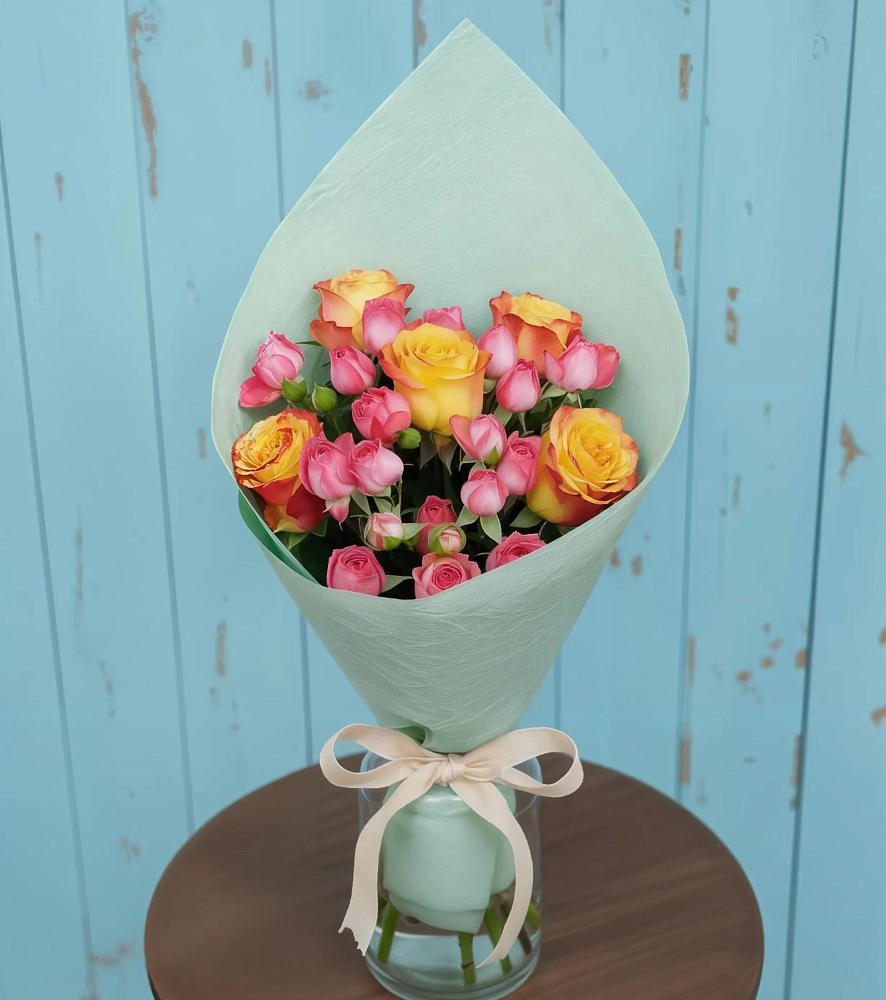 Букет цветов из: Розы в Зимогорье