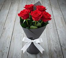 Букет 5 Красных роз Эдлесс Лав #REPLACE_PRED# Зимогорье