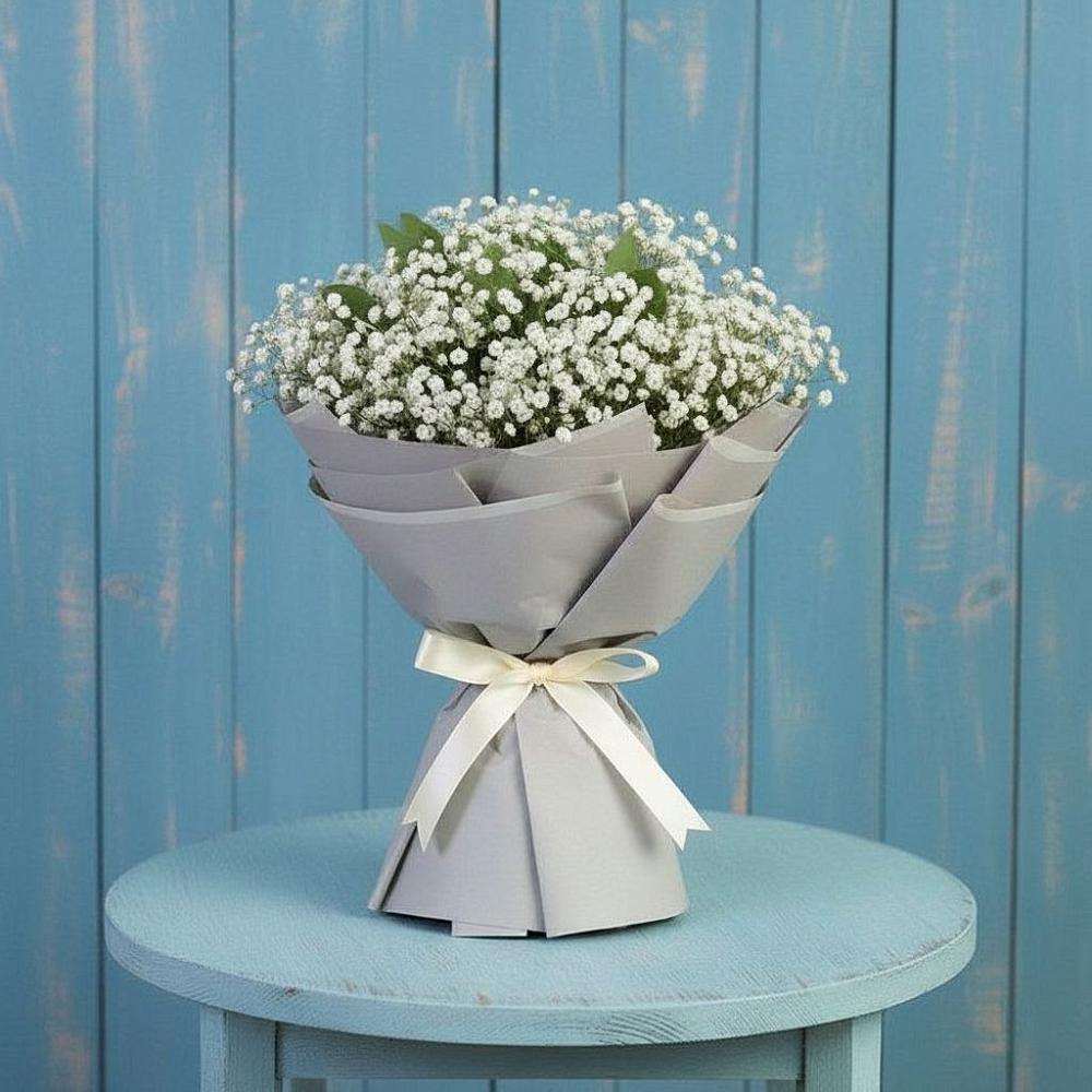 Букет цветов из: Гипсофила в Зимогорье