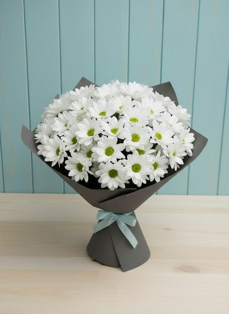 Букет цветов из: Хризантемы в Зимогорье