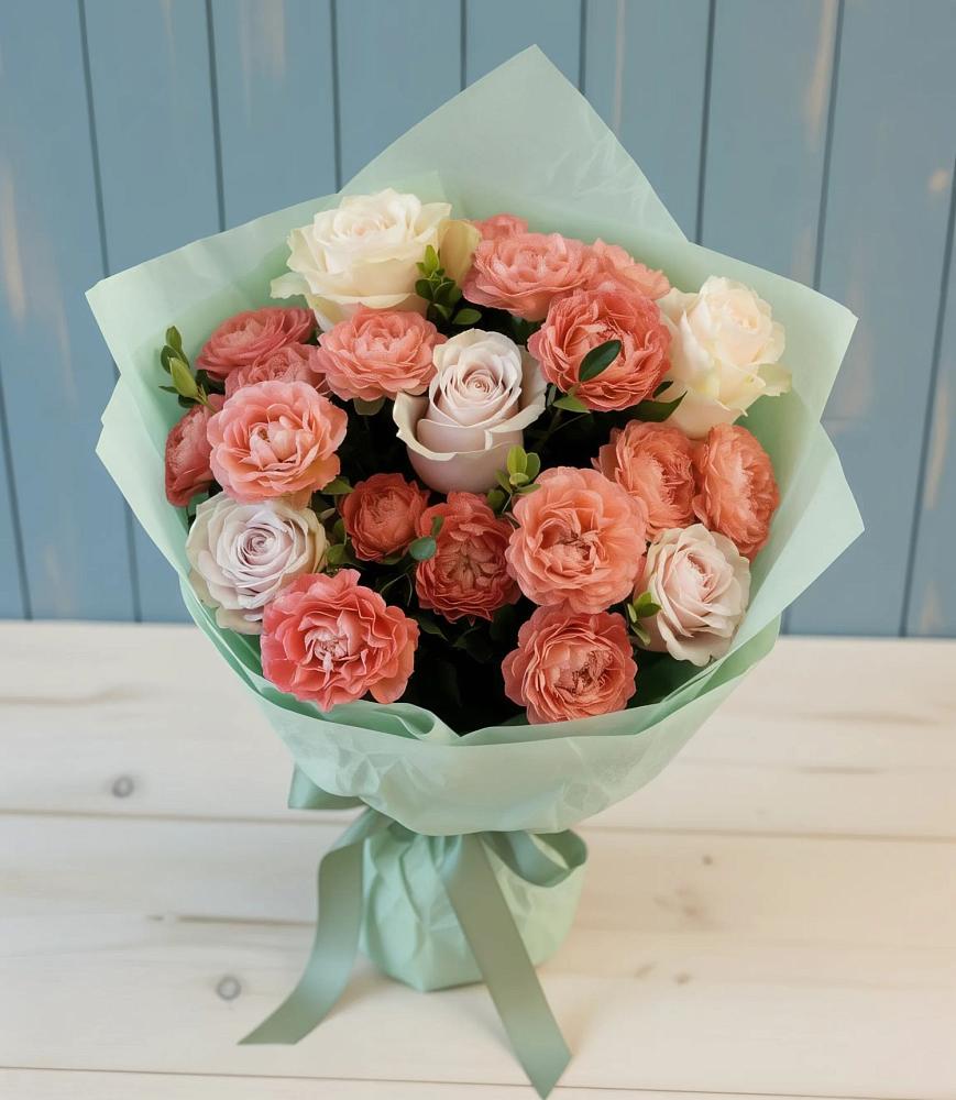 Букет цветов из: Розы в Зимогорье