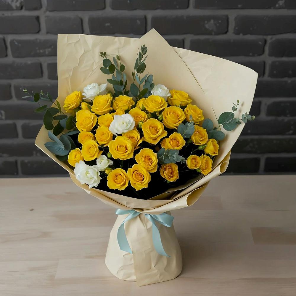 Букет цветов из: Розы в Зимогорье