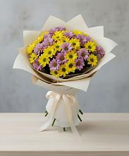 Букет цветов из:  Хризантемы в Зимогорье