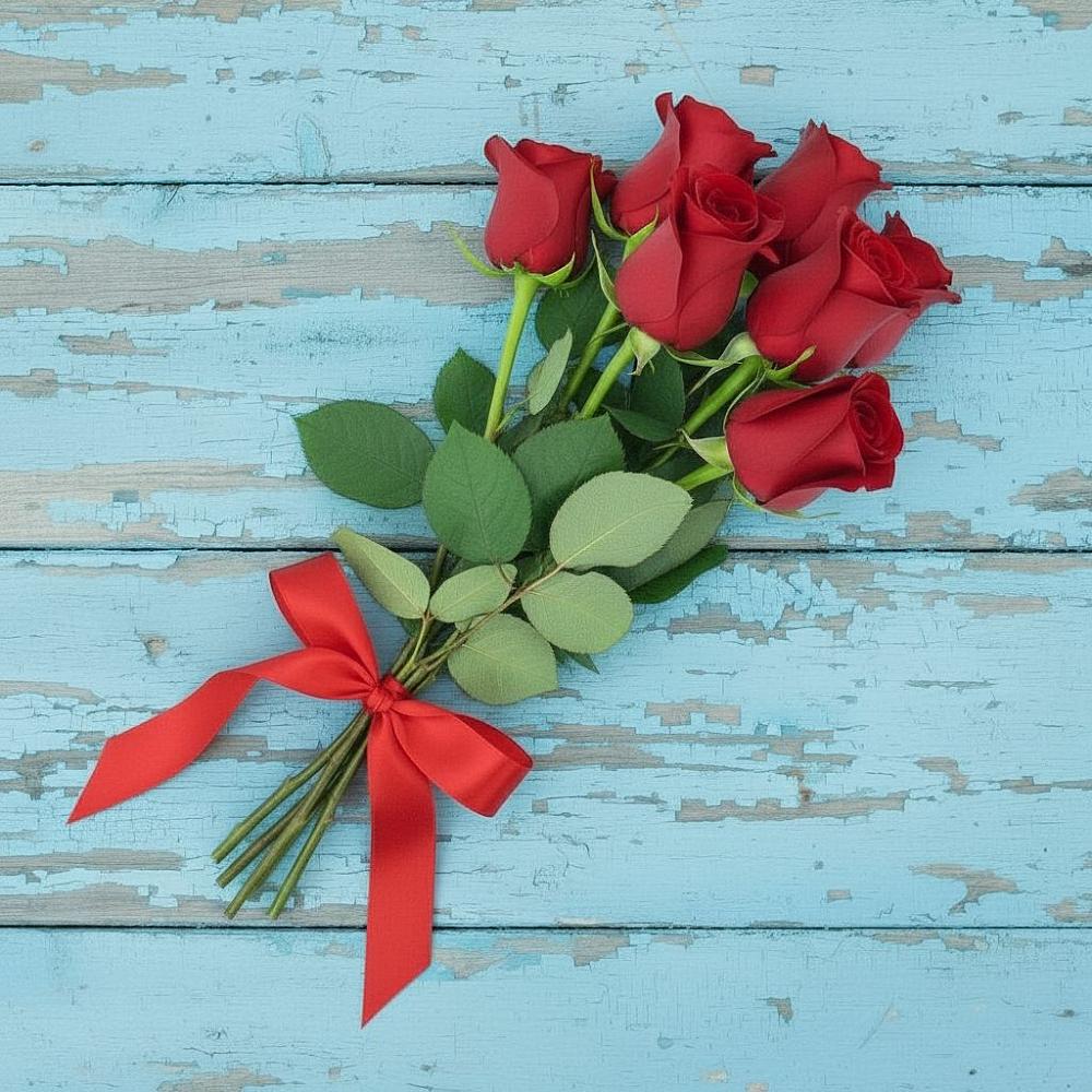 Букет Красные розы в Зимогорье