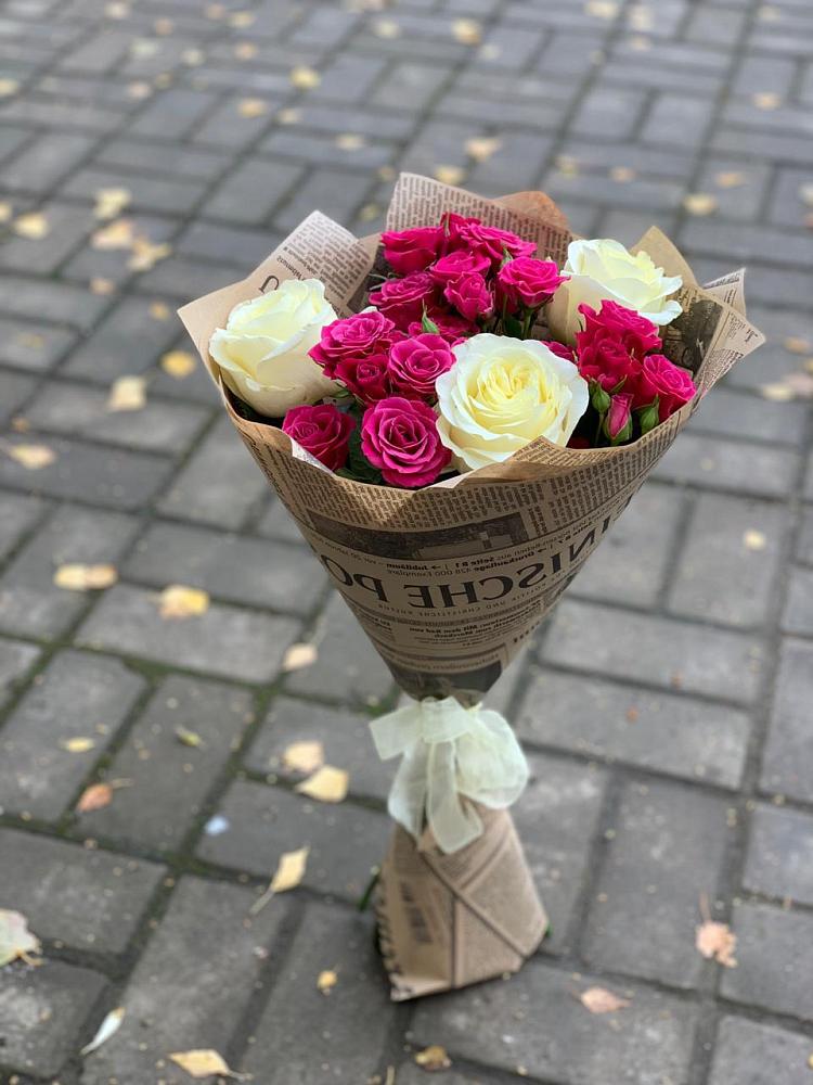 Букет цветов из: Розы в Зимогорье