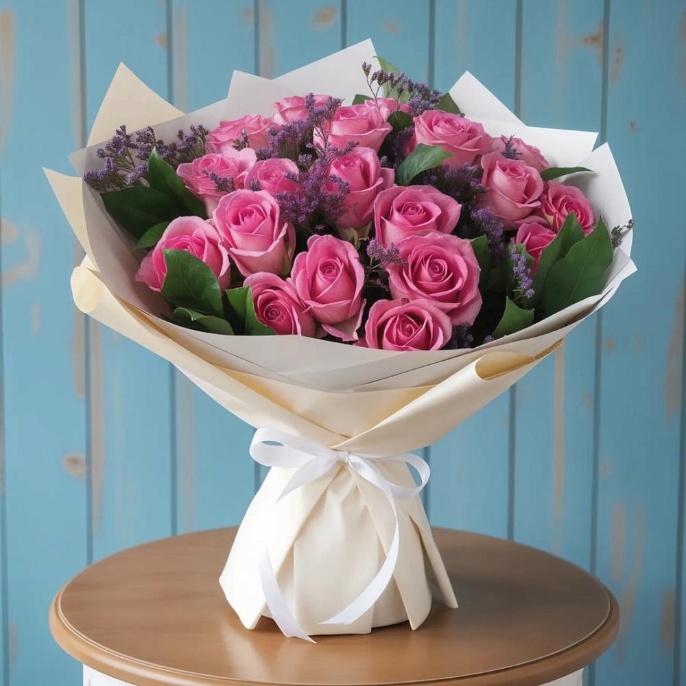 Букет цветов из: Розы в Зимогорье